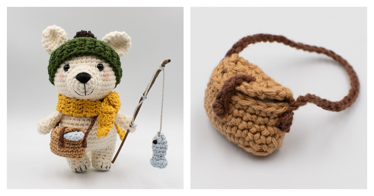 Bruno the Polar Bear Amigurumi Free Crochet Pattern