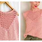 Flamingo Summer Top Free Crochet Pattern