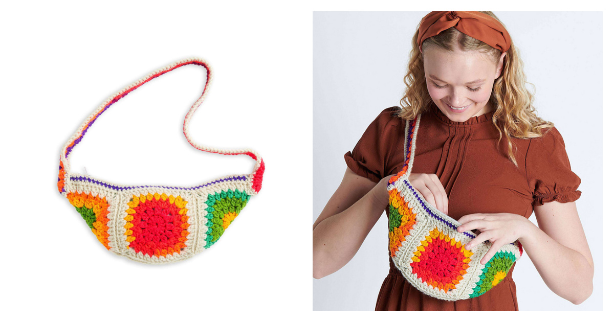 Granny Fanny Bag Free Crochet Pattern