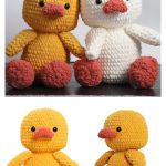 Quackers the Duck Free Crochet Pattern