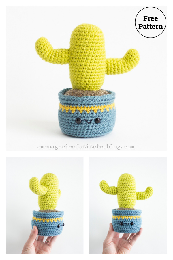 Amigurumi Saguaro Cactus Free Crochet Pattern