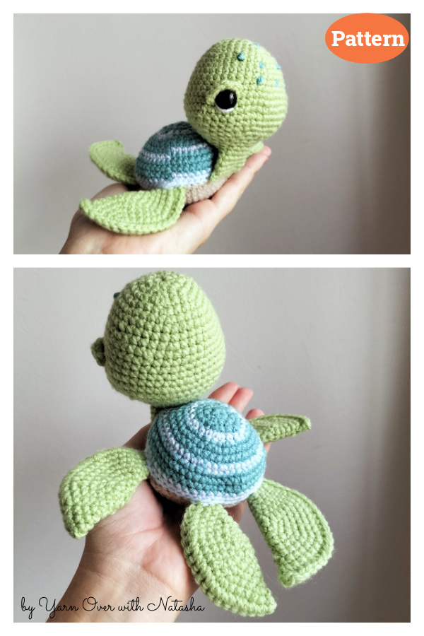 Oliver Amigurumi Sea Turtle Crochet Pattern