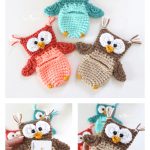 Owl Pockets Gift Card Holder Free Crochet Pattern
