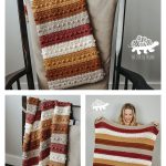 Picot Blanket Free Crochet Pattern and Video Tutorial