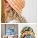 Scrappy Bucket Hat Free Crochet Pattern and Video Tutorial