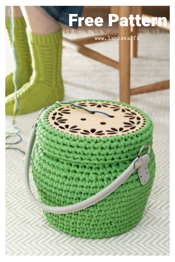 Yarn Holder Free Crochet Pattern