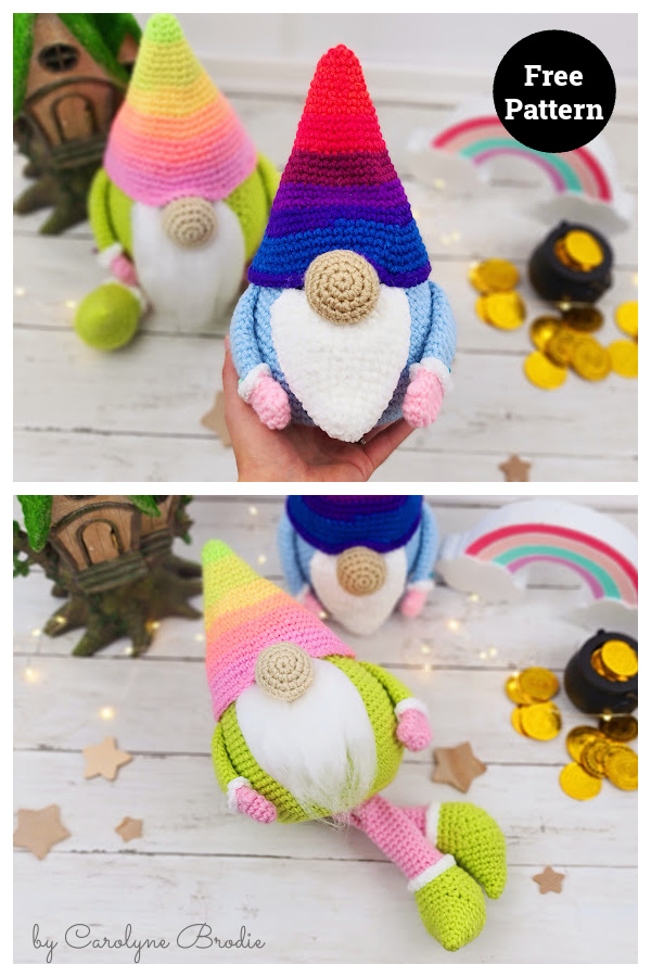 Gnome Amigurumi Free Crochet Pattern