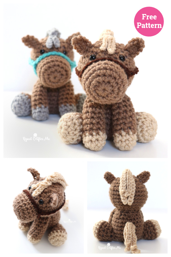 Mini Horse Amigurumi Free Crochet Pattern