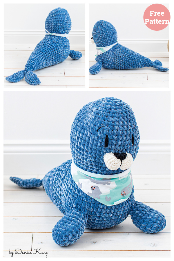 Seal Lars Amigurumi Free Crochet Pattern