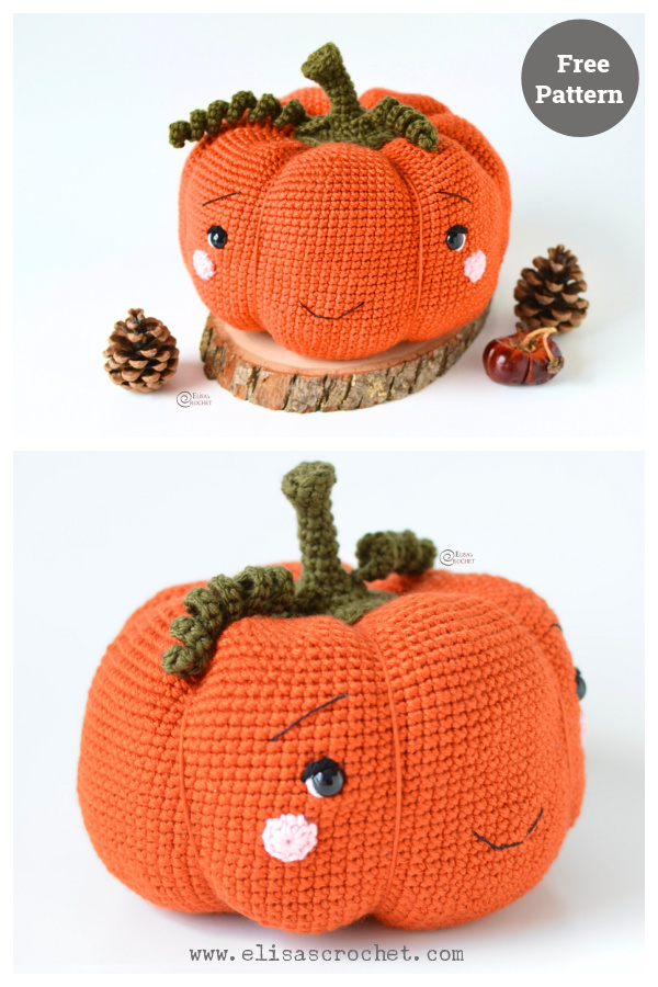 Kleo the Pumpkin Amigurumi Free Crochet Pattern