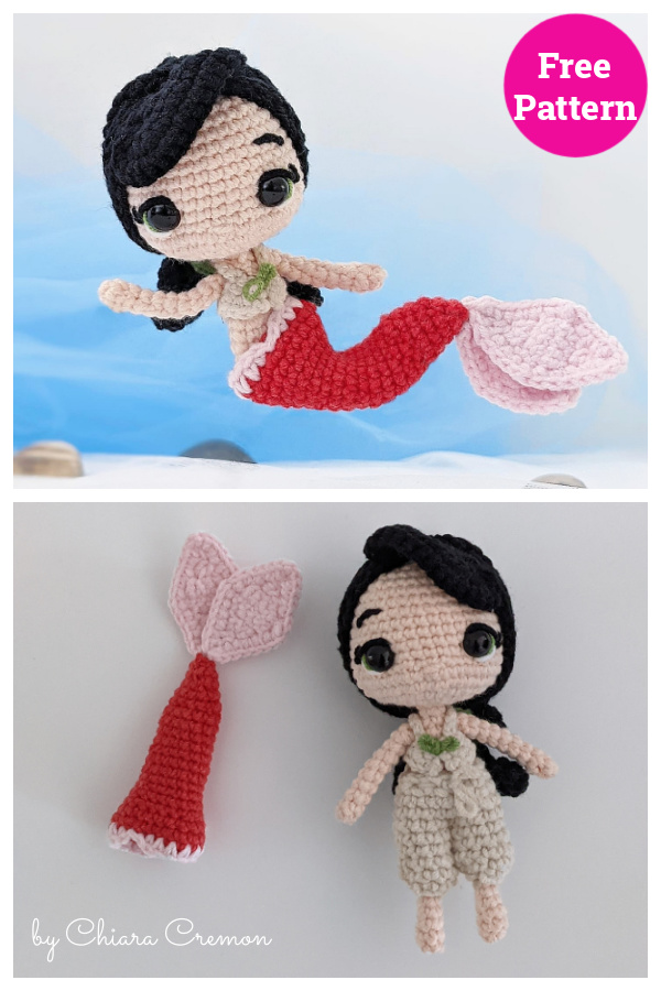 Melody Mermaid Amigurumi Free Crochet Pattern