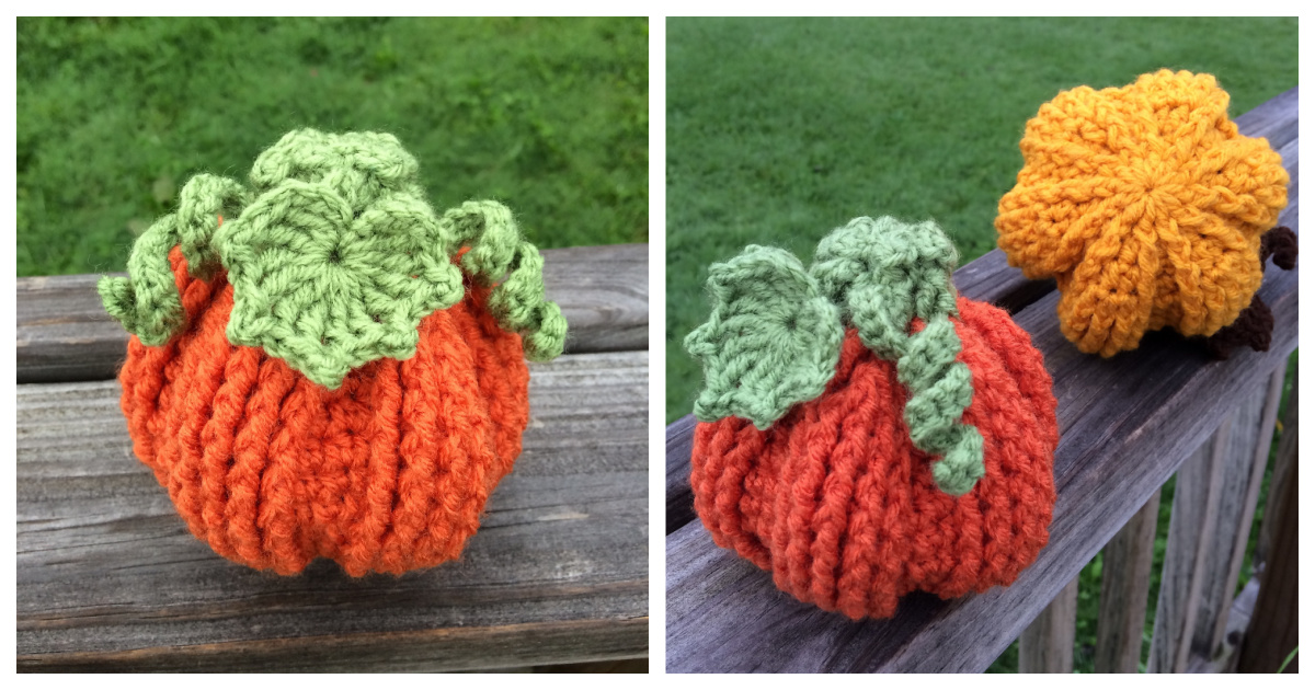 Textured Pumpkin Pouch Free Crochet Pattern