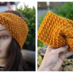 Twisted Ear Warmer Free Crochet Pattern and Video Tutorial