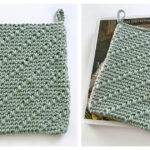 Easy Diagonal Serendipity Potholder Free Crochet Pattern and Video Tutorial