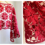 Flowerful Shawl Free Crochet Pattern