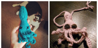 Kitty Squid Cat Toy Free Crochet Pattern