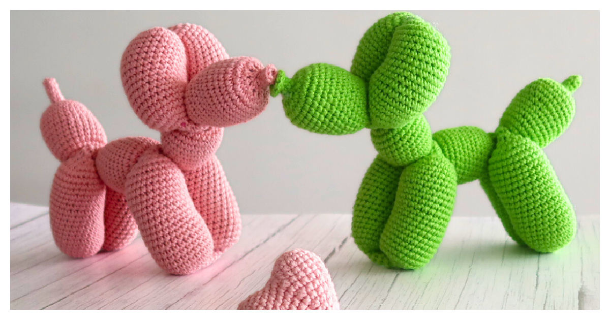 Balloon Dog Amigurumi Free Crochet Pattern