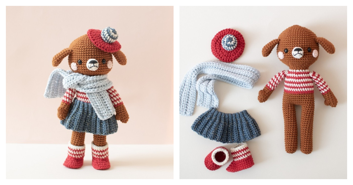 Madeleine Dog Amigurumi Free Crochet Pattern