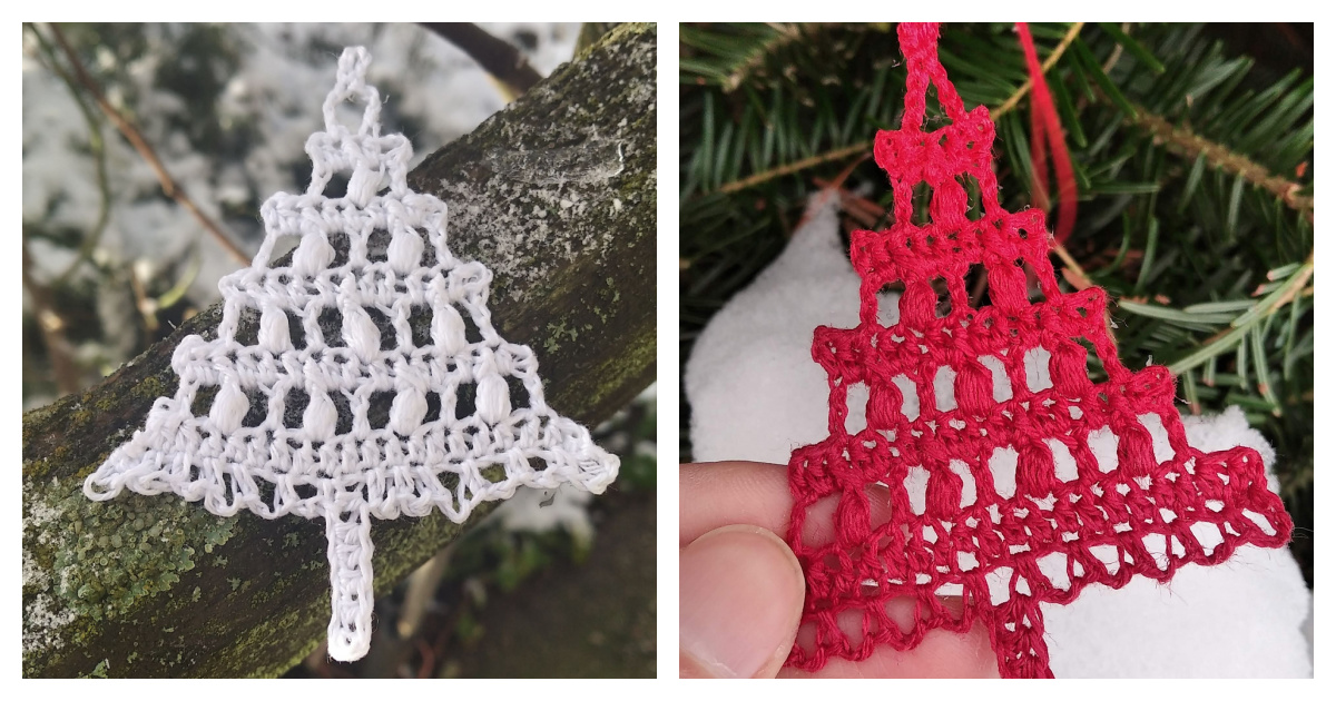 Little Lacy Tree Free Crochet Pattern