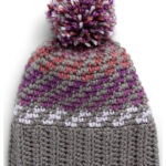 Spiral Striped Hat Free Crochet Pattern