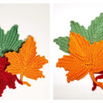 Maple Leaf Free Crochet Pattern and Video Tutorial