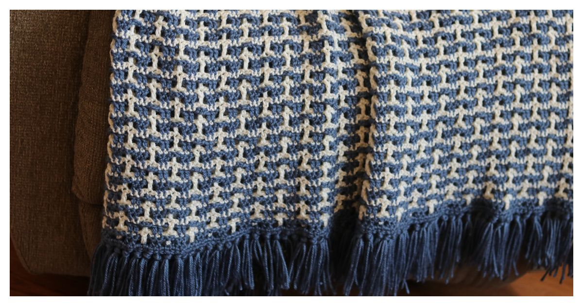 Open Weave Blanket Free Crochet Pattern and Video Tutorial