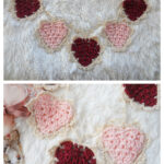 Vintage Heart Bunting Free Crochet Pattern