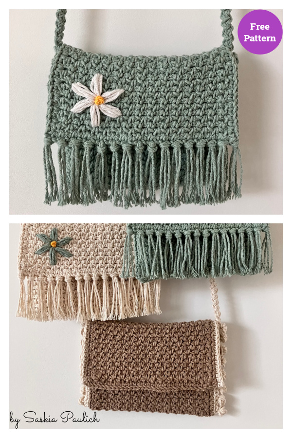 Boho bag Free Crochet Pattern