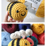 Easy Bees Amigurumi Free Crochet Pattern and Video Tutorial
