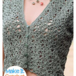 Spring Button Front Cardigan Free Crochet Pattern