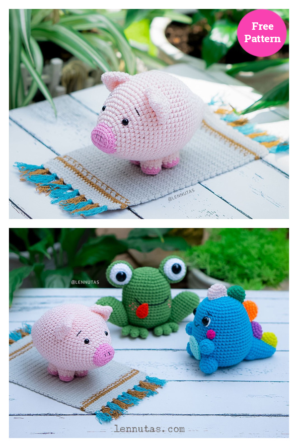 Baby Pig Amigurumi Free Crochet Pattern