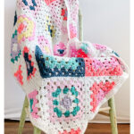 Super Sweet Granny Square Blanket Free Crochet Pattern and Video Tutorial