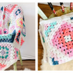 Super Sweet Granny Square Blanket Free Crochet Pattern and Video Tutorial