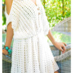 White Hippie Boho Mini Dress Free Crochet Pattern and Video Tutorial