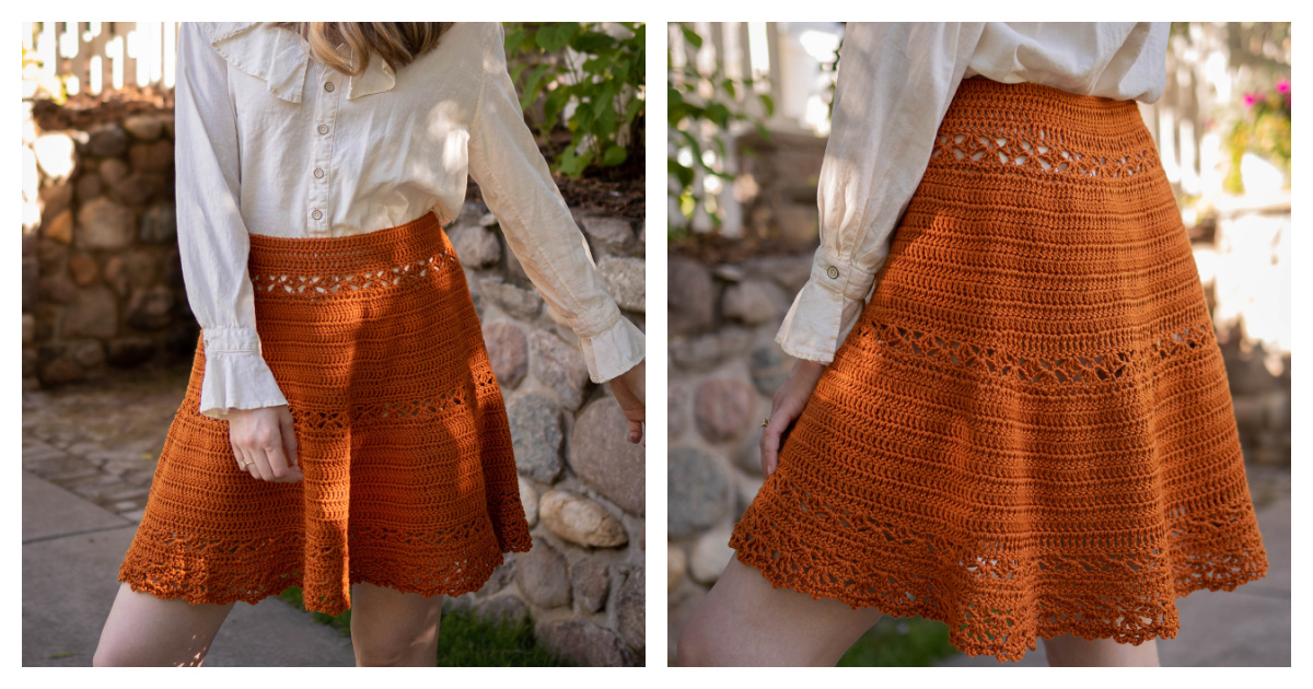 Golden Hour Skirt Free Crochet Pattern