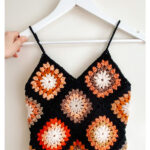 Summer Flower Top Free Crochet Pattern