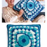 Granny’s Eye on You Pillow Free Crochet Pattern