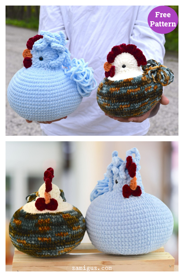 Silkie The Chicken Free Crochet Pattern