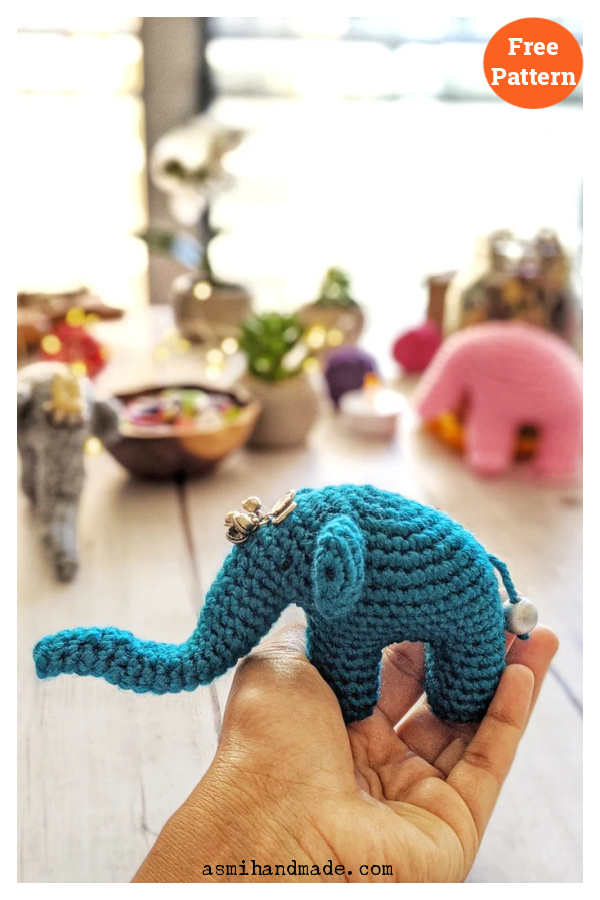 Amigurumi Elephant Free Crochet Pattern