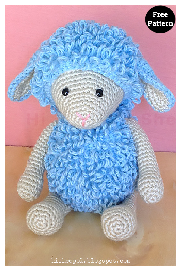 Shaggy Sheep Amigurumi Free Crochet Pattern