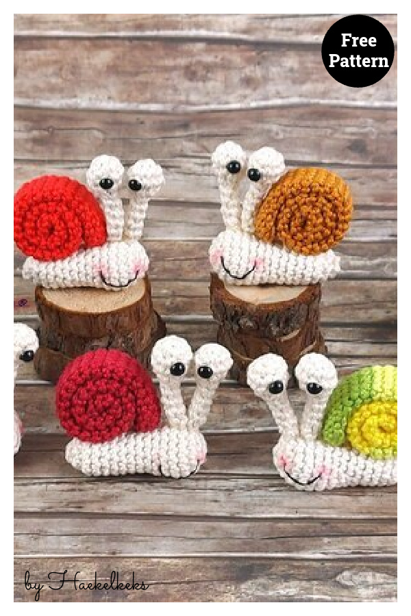 Snail Amigurumi Free Crochet Pattern