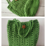 Cluster Stitch Bag Free Crochet Pattern and Video Tutorial