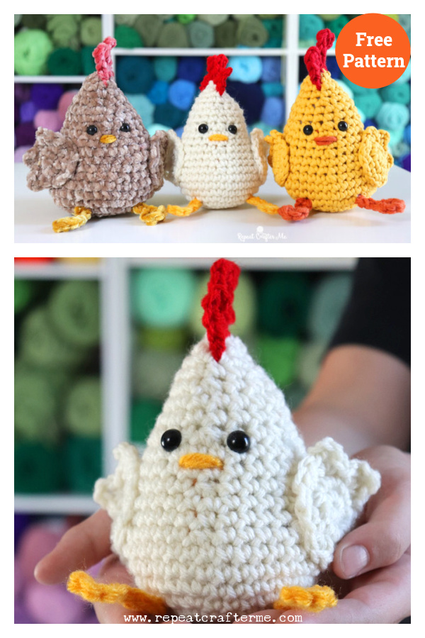 Henrietta Chicken Amigurumi Free Crochet Pattern