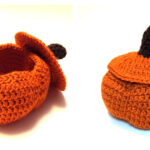 Pumpkin Container Free Crochet Pattern and Video Tutorial