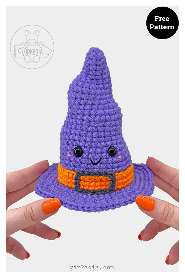 Witch Hat Cutie Free Crochet Pattern 