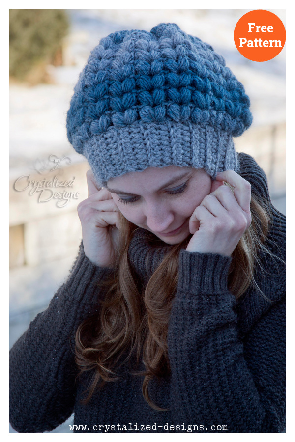 Amora Slouch Hat Free Crochet Pattern