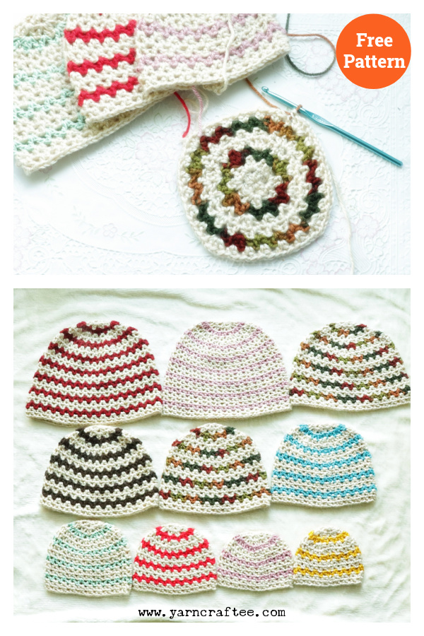 Beanie for Everyone Free Crochet Pattern