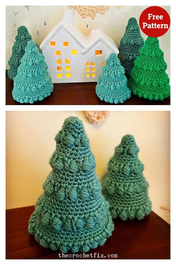 Christmas Spirit Tree Free Crochet Pattern