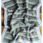 Block Stitch Baby Blanket Free Crochet Pattern