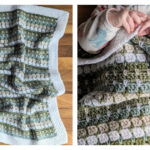 Block Stitch Baby Blanket Free Crochet Pattern